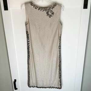 Vintage 60s Minx Modes Cocktail Sequin Mini Dress Party Event *see Measurements*